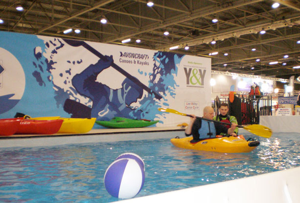 Indoor kayaking pool